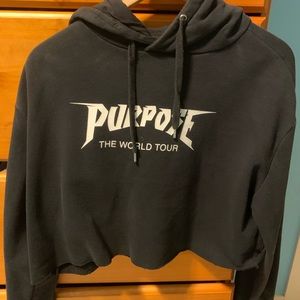 Justin beiber cropper hoodie merch